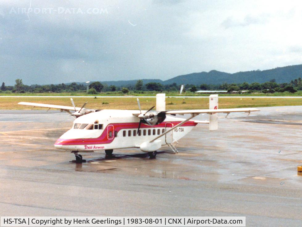 HS-TSA, 1982 Short 330-200 C/N SH.3085, Thai Airways