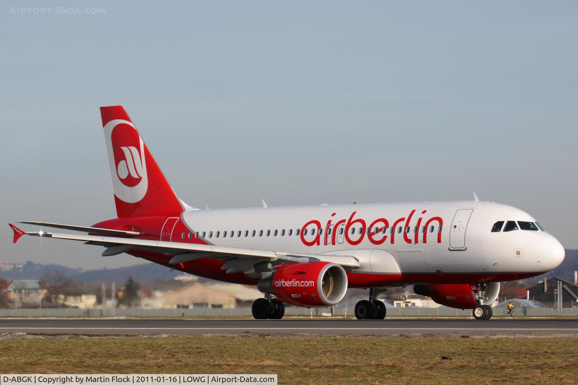 D-ABGK, 2008 Airbus A319-112 C/N 3447, Air Berlin