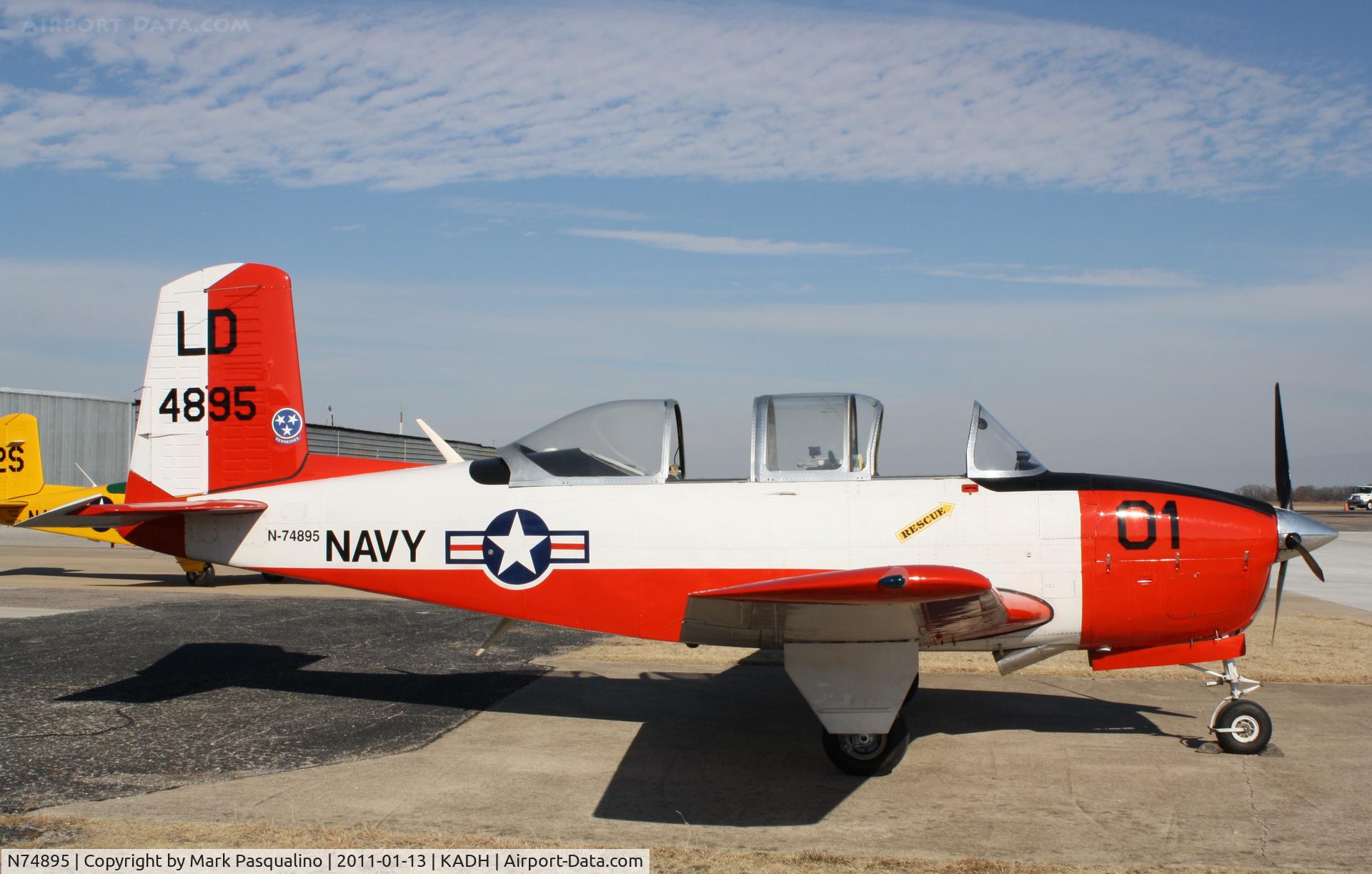 N74895, 1955 Beech T-34A (A45) Mentor C/N G-795, Beech T-34A