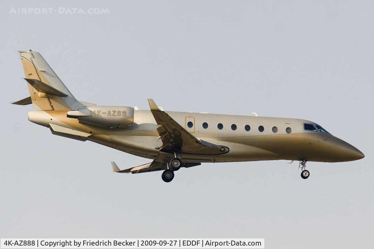 4K-AZ888, 2006 Gulfstream Aerospace GIV-X (G450) C/N 4045, on final RW07R