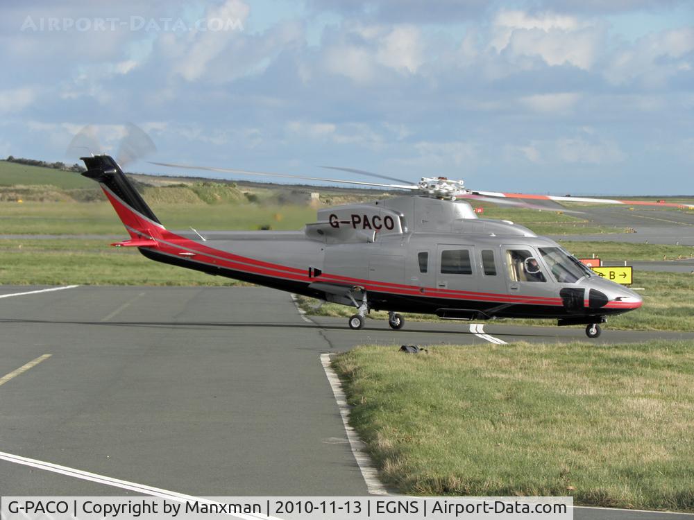G-PACO, 2009 Sikorsky S-76C C/N 760782, Taxiing out from Area Victor