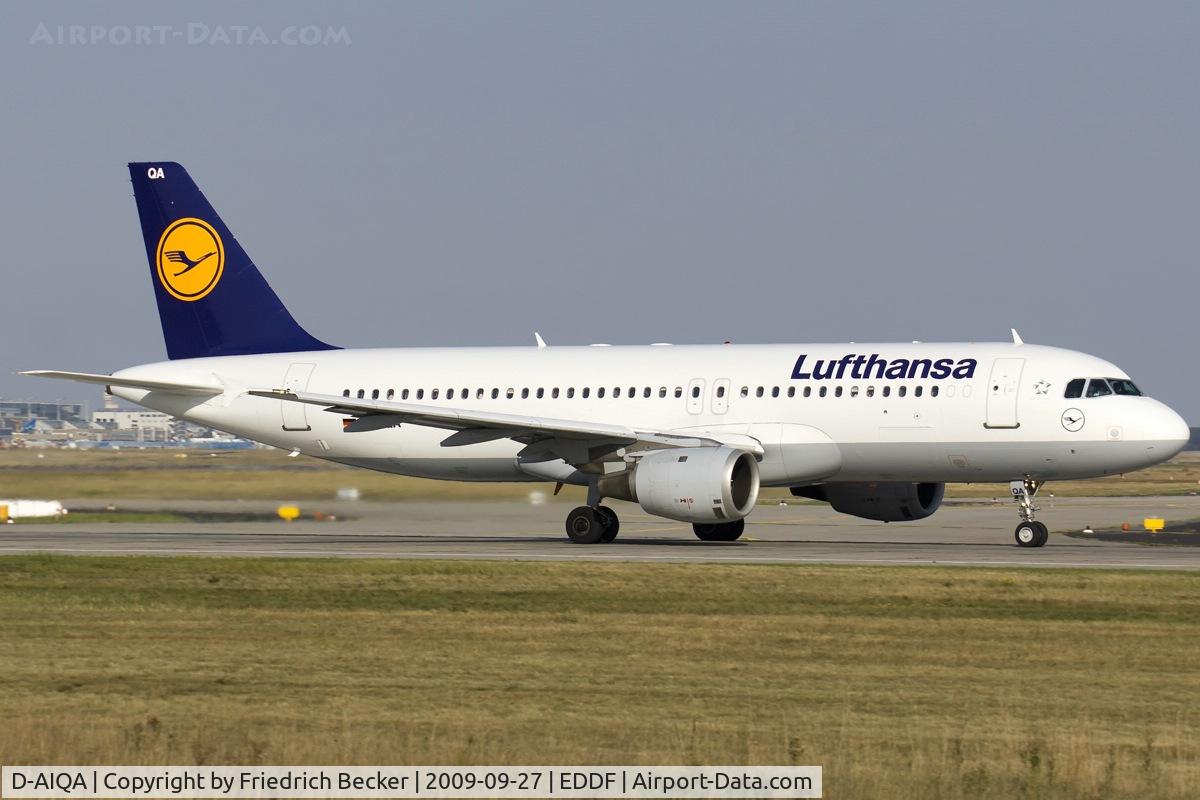 D-AIQA, 1991 Airbus A320-211 C/N 0172, departing via RW18W