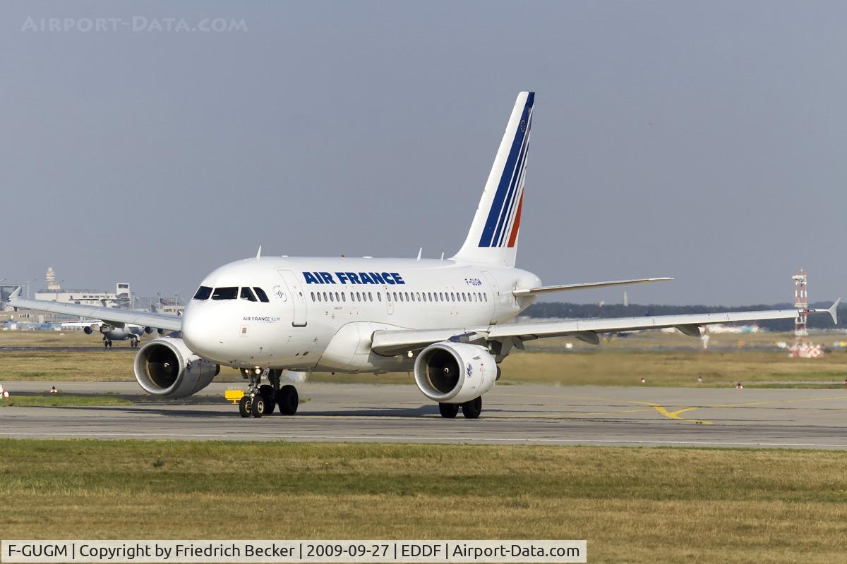 F-GUGM, 2006 Airbus A318-111 C/N 2750, line up RW18W
