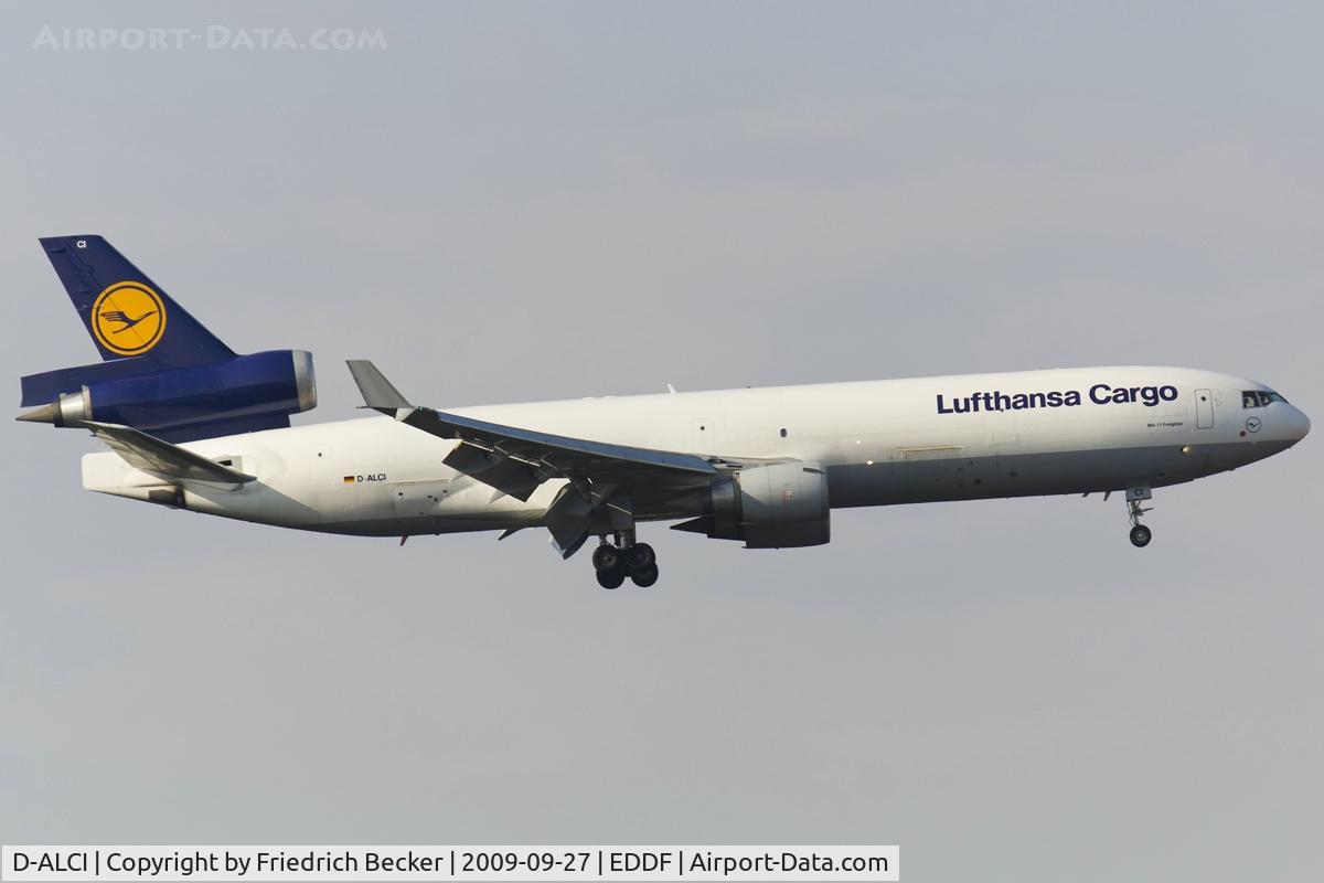 D-ALCI, 2000 McDonnell Douglas MD-11F C/N 48800, on final RW07R