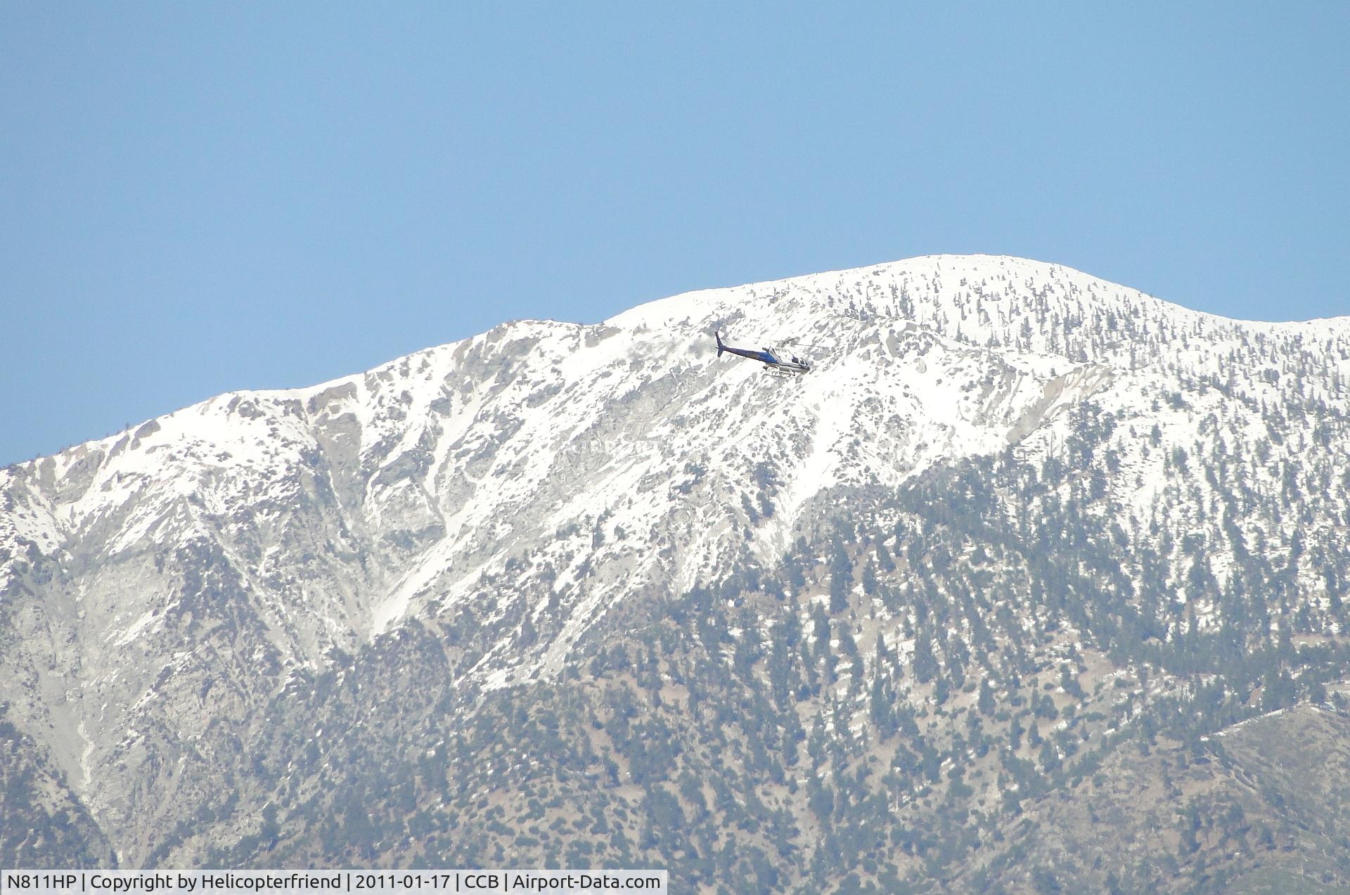 N811HP, 2001 Eurocopter AS-350B-3 Ecureuil Ecureuil C/N 3404, Eastbound south of the snow covered mountains