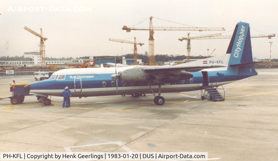PH-KFL, 1980 Fokker F-27-500 Friendship C/N 10606, NLM CityHopper