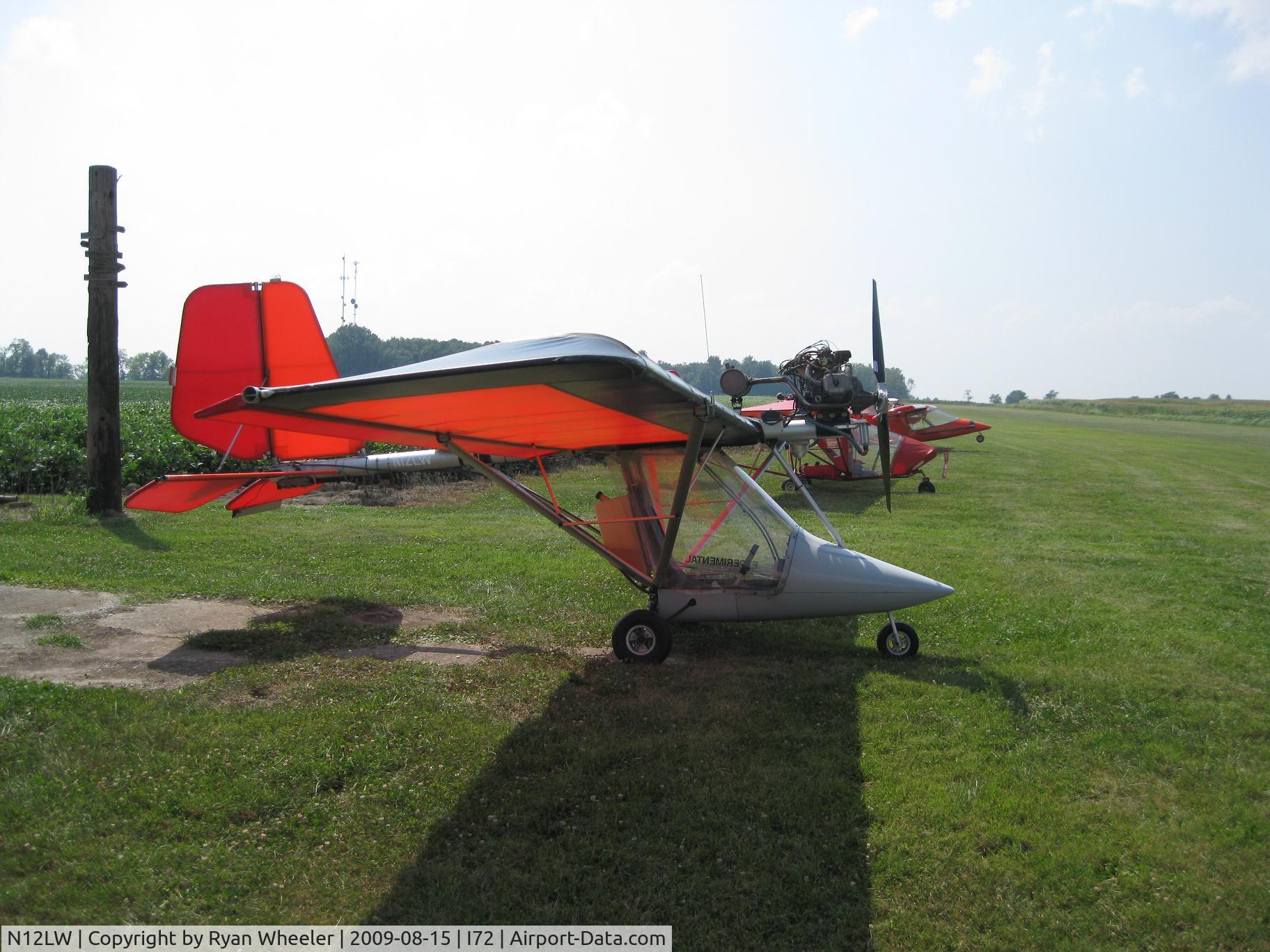 N12LW, 2004 Flightstar Spyder C/N 815, At Westfield, IN for the LSA fly-in.