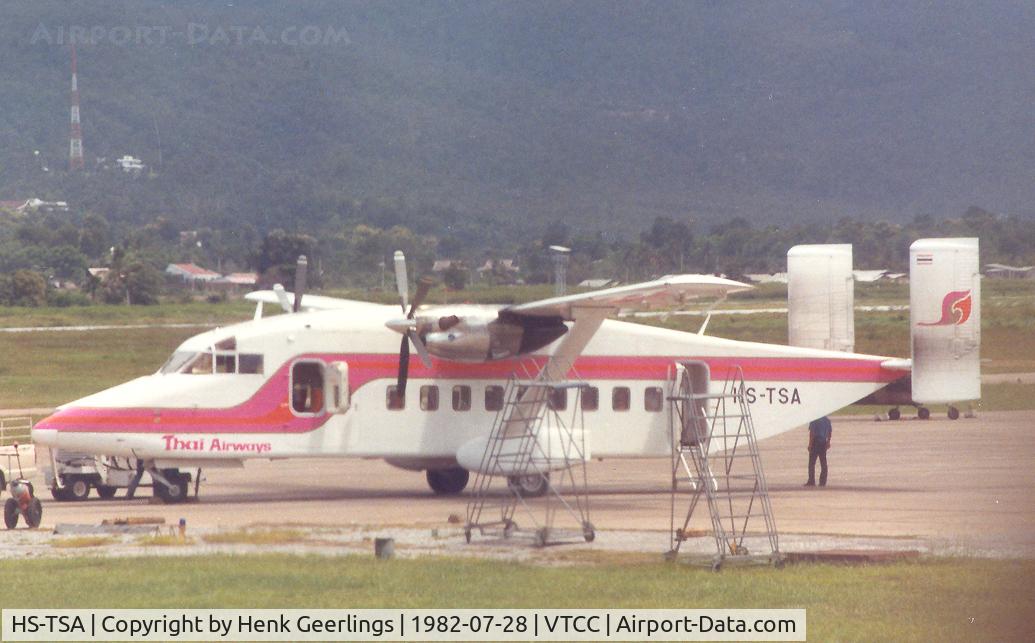 HS-TSA, 1982 Short 330-200 C/N SH.3085, Thai Airways , 1982