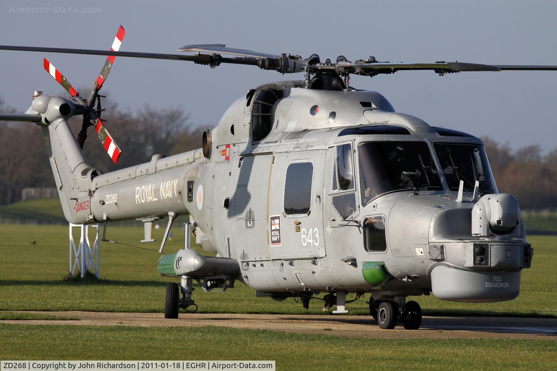 ZD268, 1983 Westland Lynx HMA.8SRU C/N 309, RN Visiting Goodwood