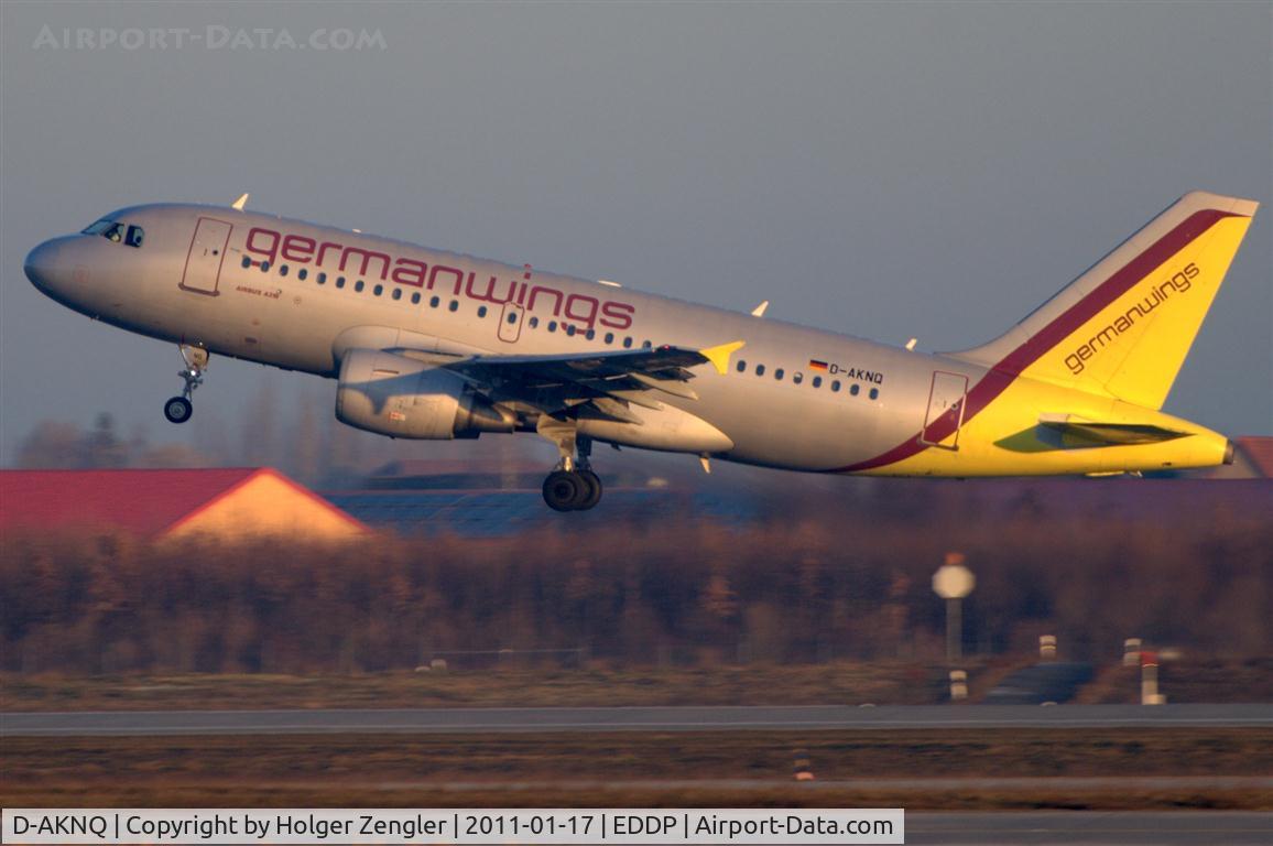 D-AKNQ, 2000 Airbus A319-112 C/N 1170, Flight 4U 2075 has left Leipzig Airport for a southwards ride to Stuttgart.