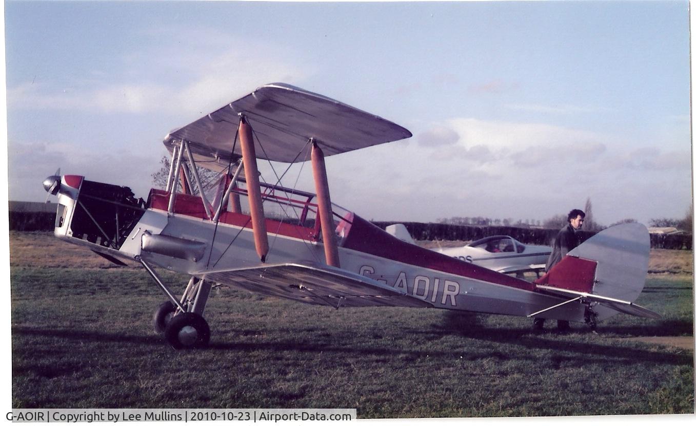 G-AOIR, 1943 Thruxton Jackaroo C/N 82882, Thruxton Jackaroo G-AOIR at Meppershall air strip after overhaul.