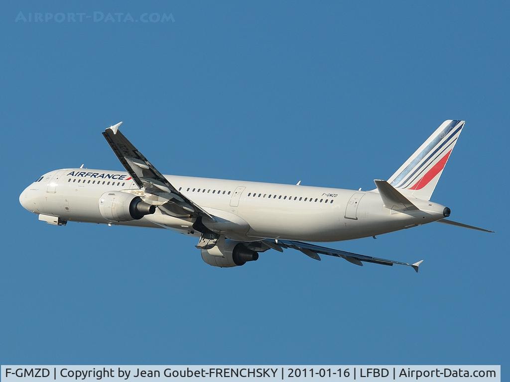 F-GMZD, 1995 Airbus A321-111 C/N 0529, take off 23 to CDG