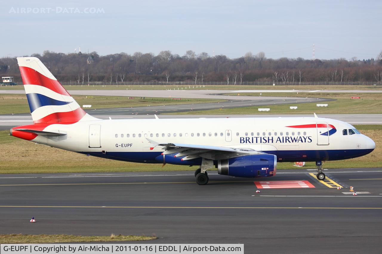 G-EUPF, 2000 Airbus A319-131 C/N 1197, British Airways