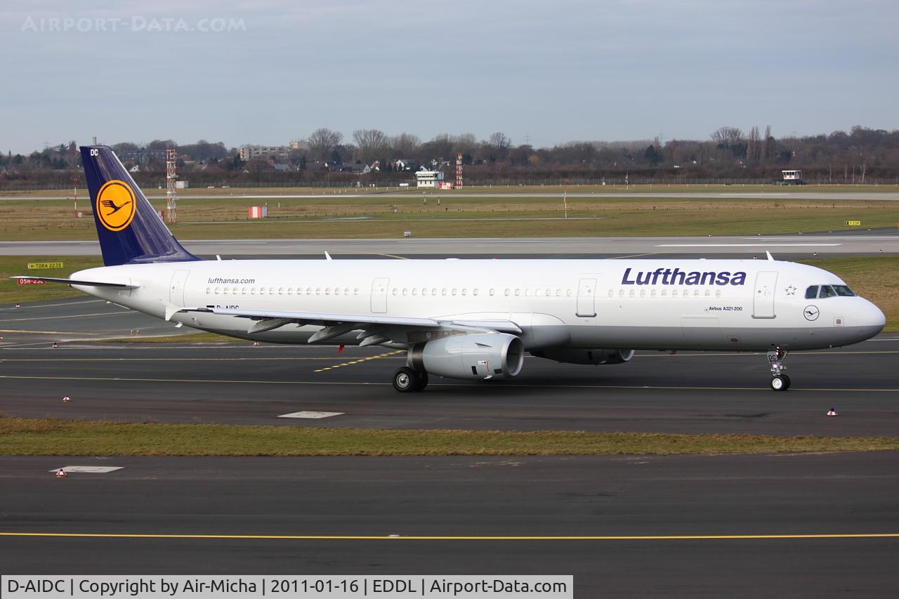 D-AIDC, 2010 Airbus A321-231 C/N 4560, Lufthansa, Airbus A321-231, CN: 4560