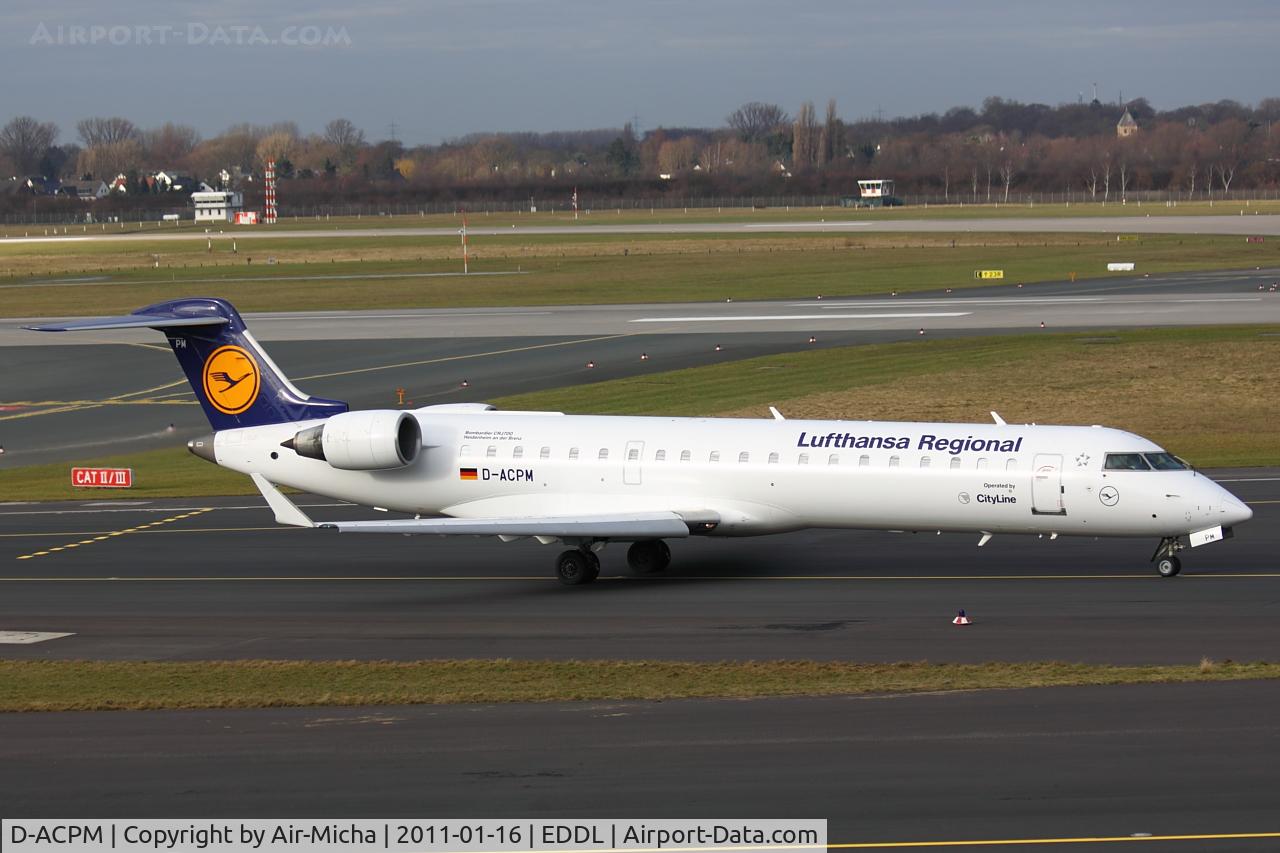 D-ACPM, 2003 Bombardier CRJ-701ER (CL-600-2C10) Regional Jet C/N 10080, Lufthansa CityLine