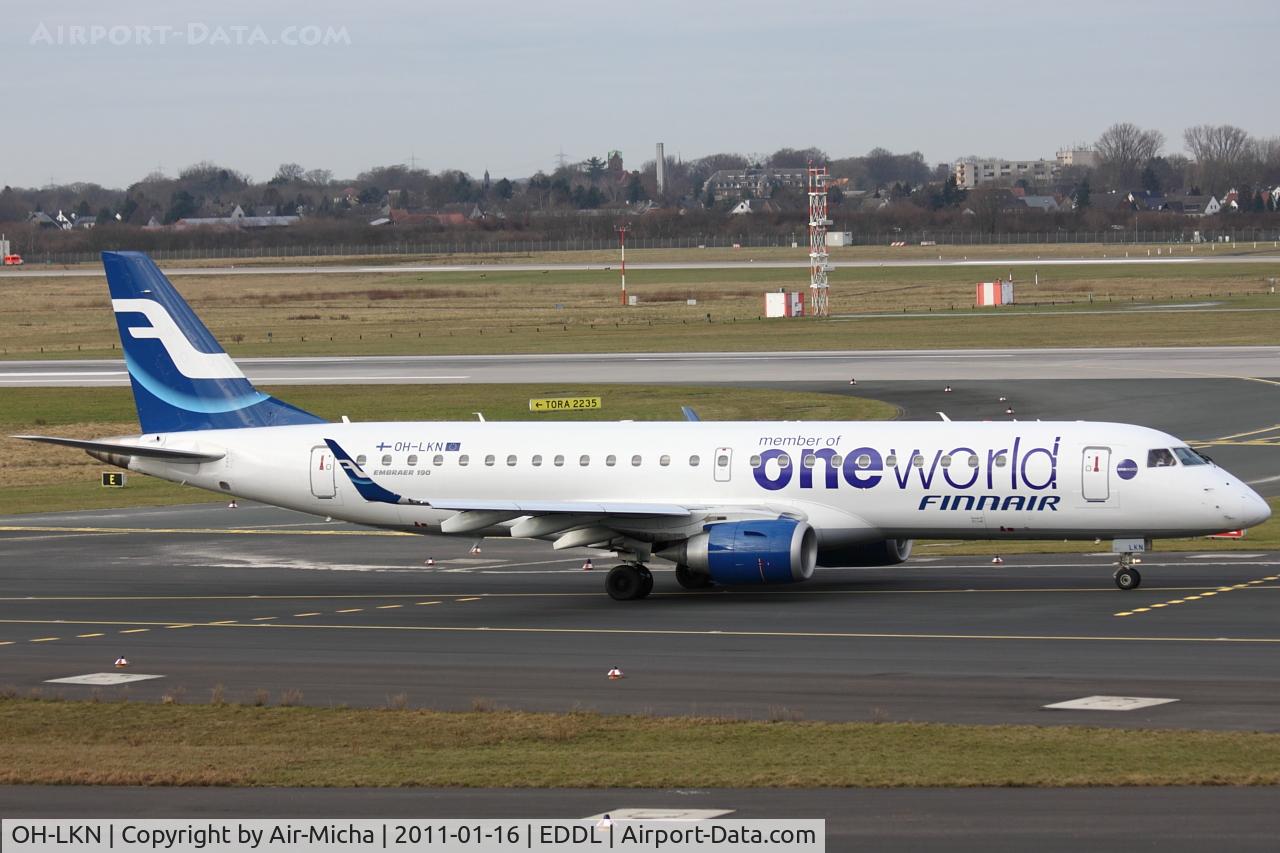 OH-LKN, 2009 Embraer 190LR (ERJ-190-100LR) C/N 19000252, Finnair