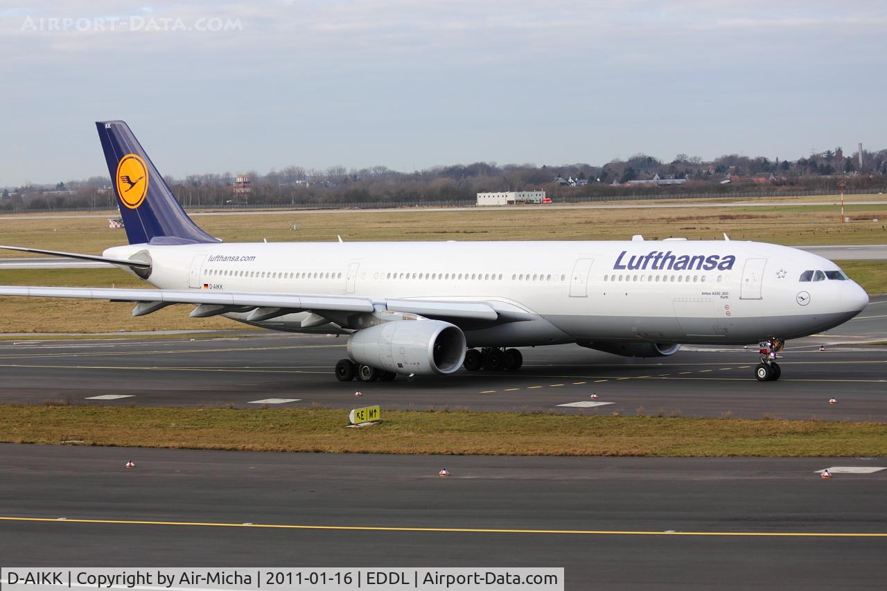 D-AIKK, 2008 Airbus A330-343X C/N 896, Lufthansa, Airbus A330-343, CN: 896, Name: Fürth