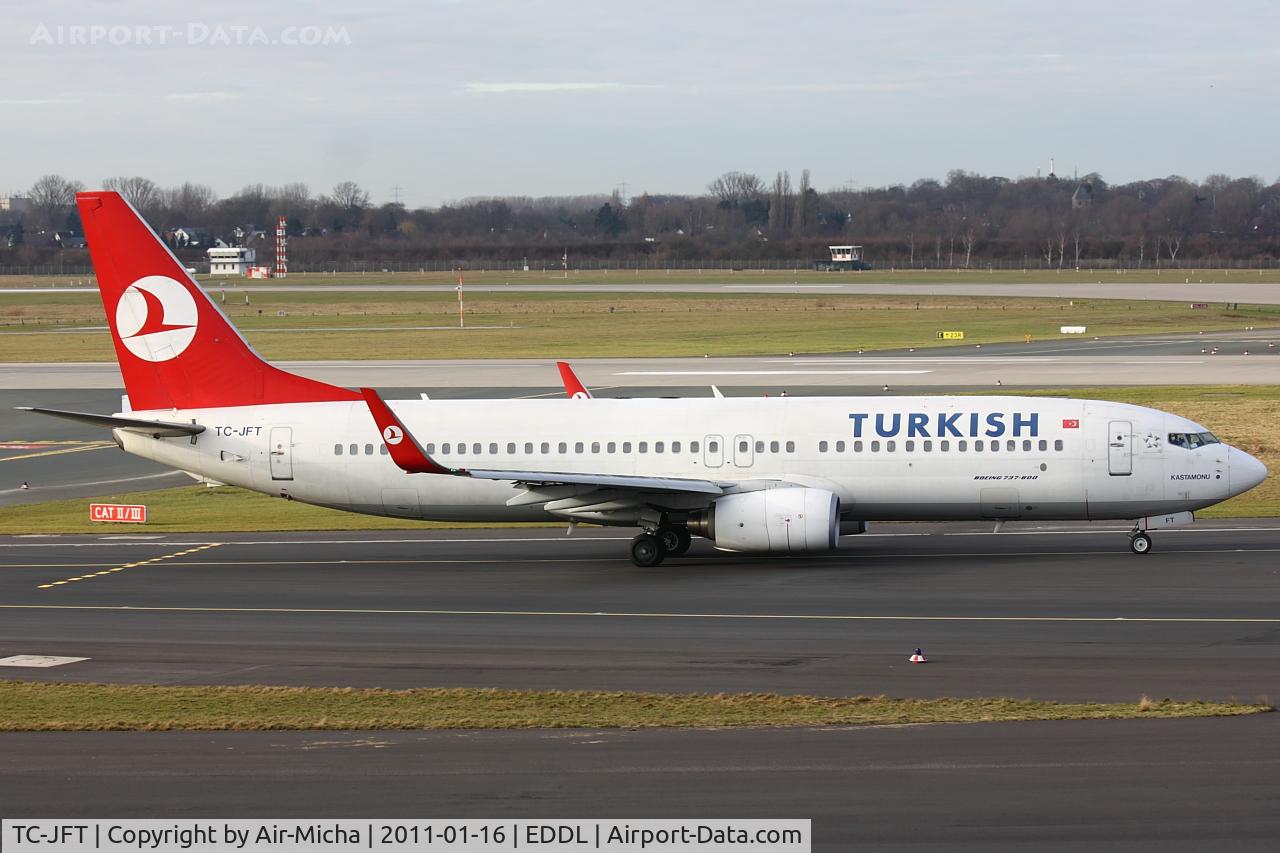 TC-JFT, 1999 Boeing 737-8F2 C/N 29780, Turkish Airlines, Name: Kastamonu