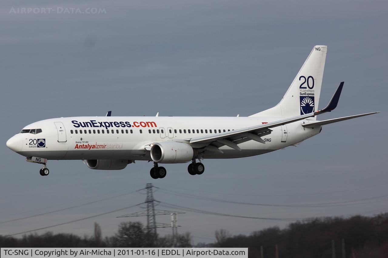 TC-SNG, 2008 Boeing 737-8HC C/N 36530, SunExpress