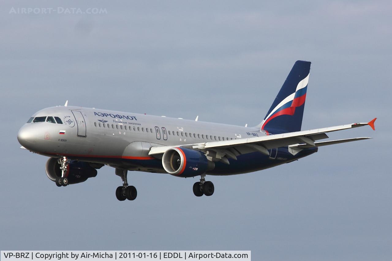 VP-BRZ, 2007 Airbus A320-214 C/N 3157, Aeroflot, Name: V.Serov