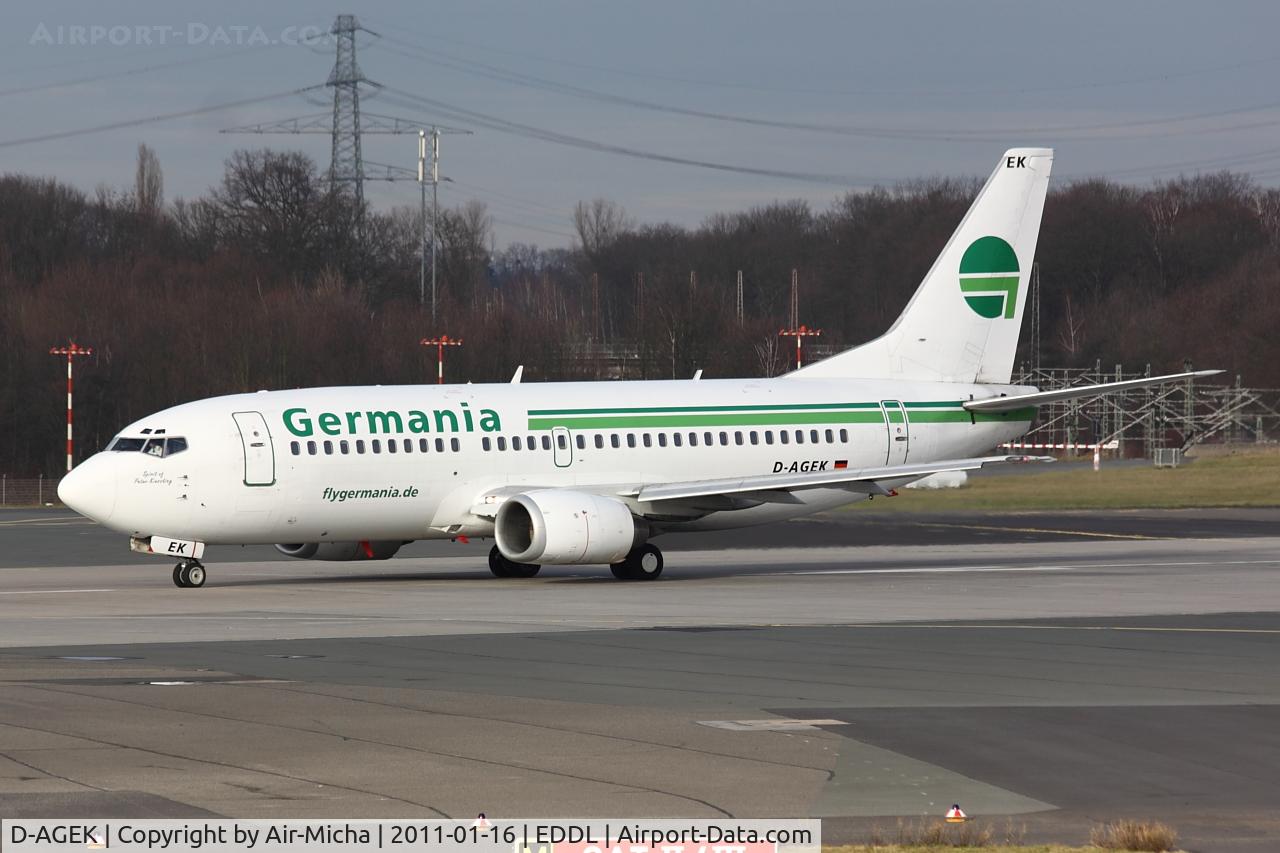 D-AGEK, 1991 Boeing 737-3M8 C/N 25015, Germania