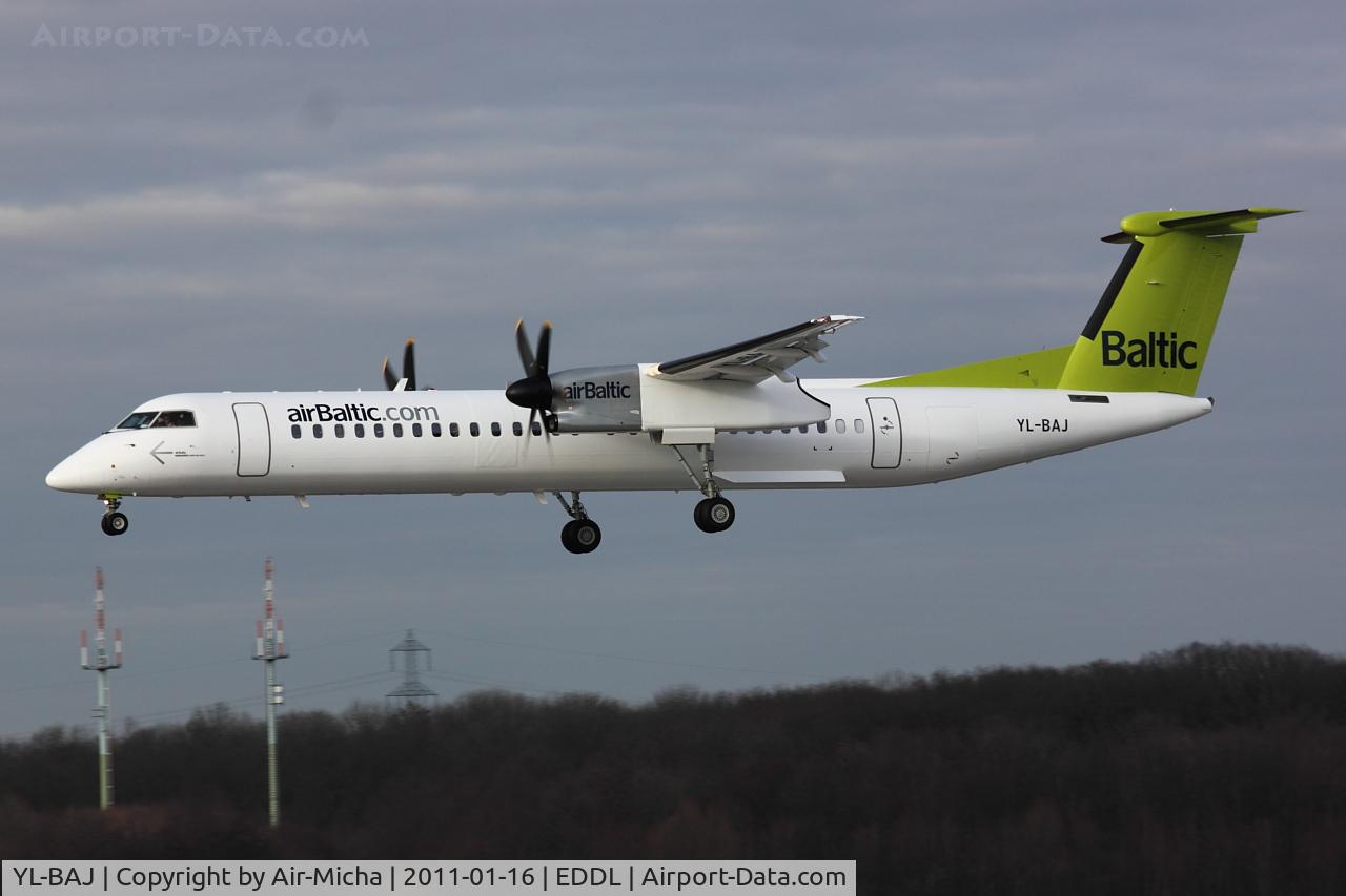 YL-BAJ, 2010 De Havilland Canada DHC-8-402Q Dash 8 C/N 4309, Air Baltic