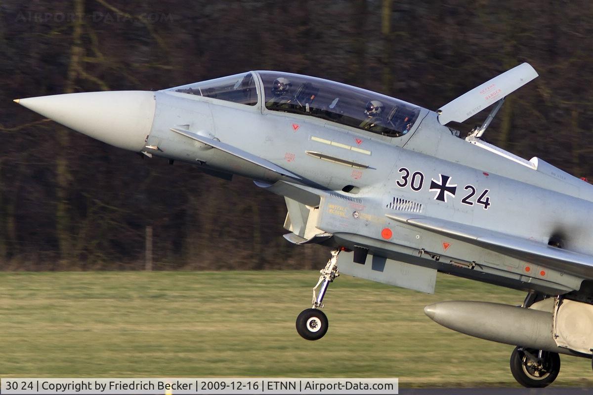 30 24, 2006 Eurofighter EF-2000 Typhoon T C/N GT010, decelerating after touchdown