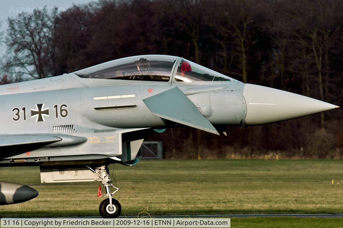 31 16, Eurofighter EF-2000 Typhoon S C/N AS009, static display