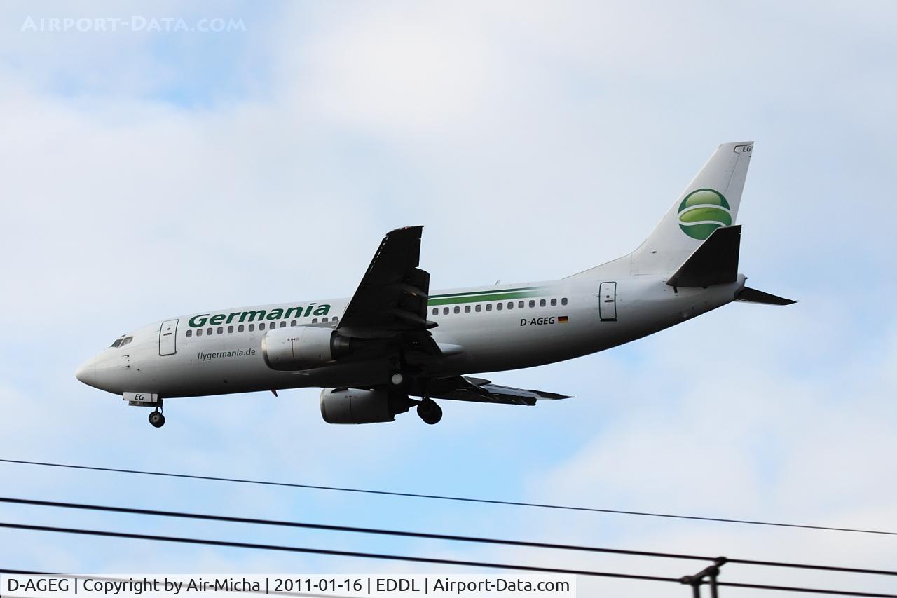 D-AGEG, 1988 Boeing 737-35B C/N 24237, Germania