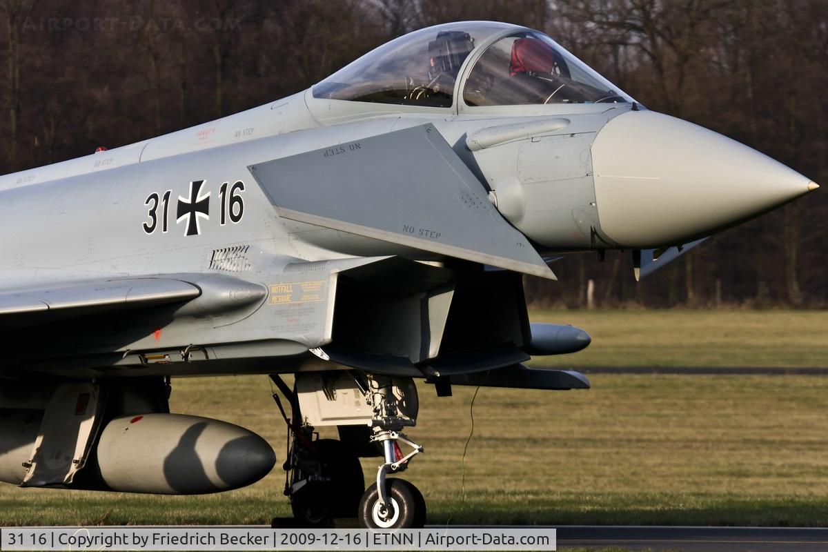31 16, Eurofighter EF-2000 Typhoon S C/N AS009, static display