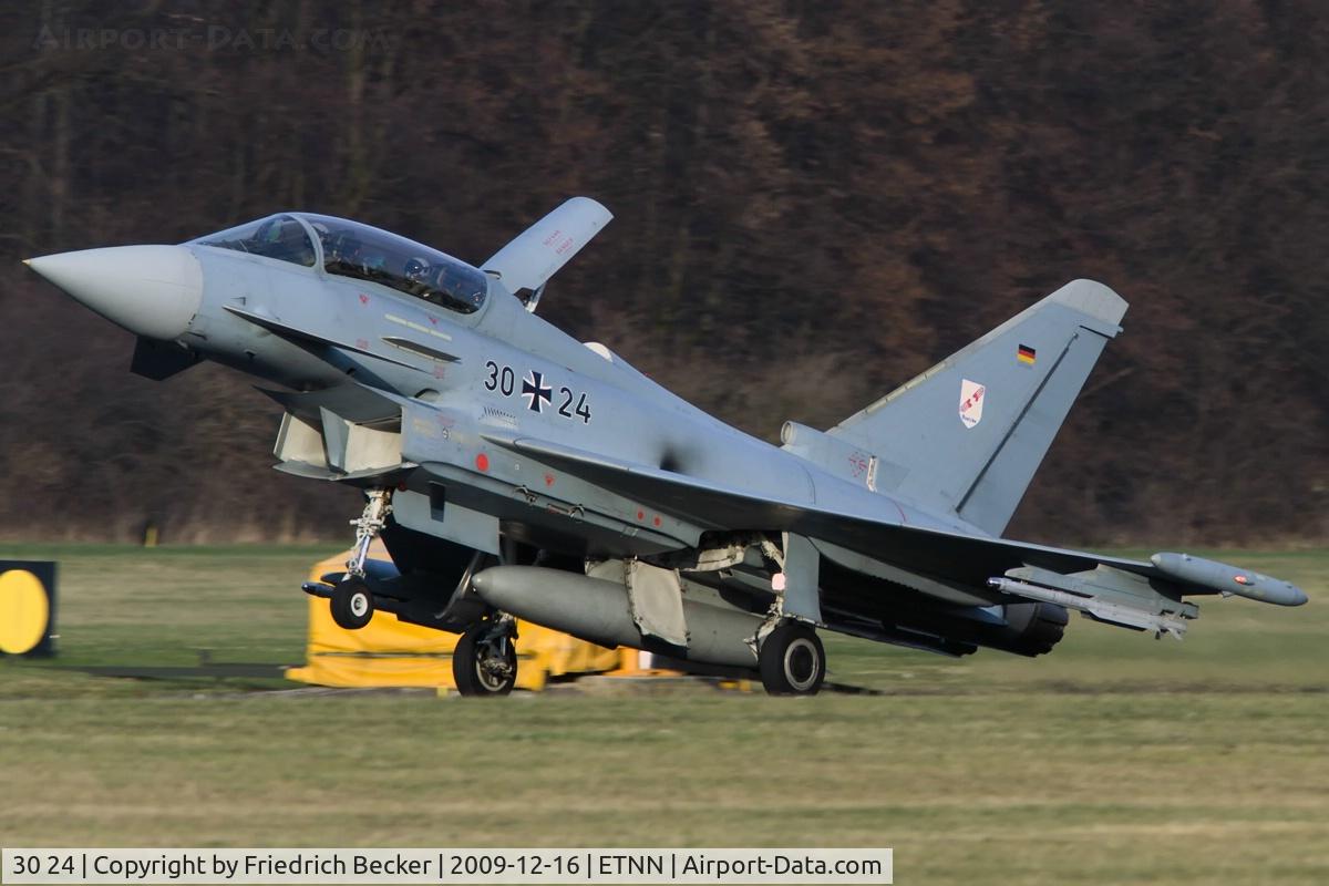 30 24, 2006 Eurofighter EF-2000 Typhoon T C/N GT010, decelerating after touchdown