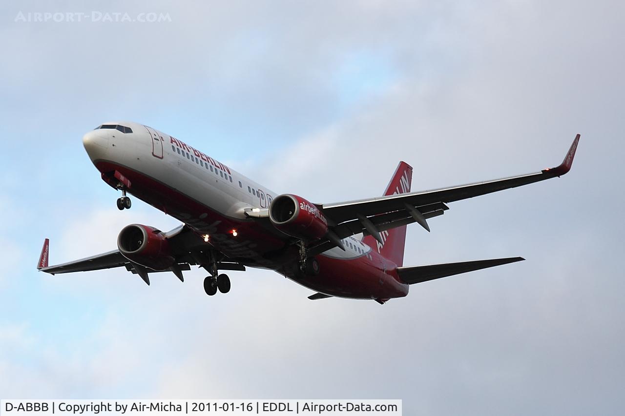D-ABBB, 2001 Boeing 737-86J C/N 32624, Air Berlin