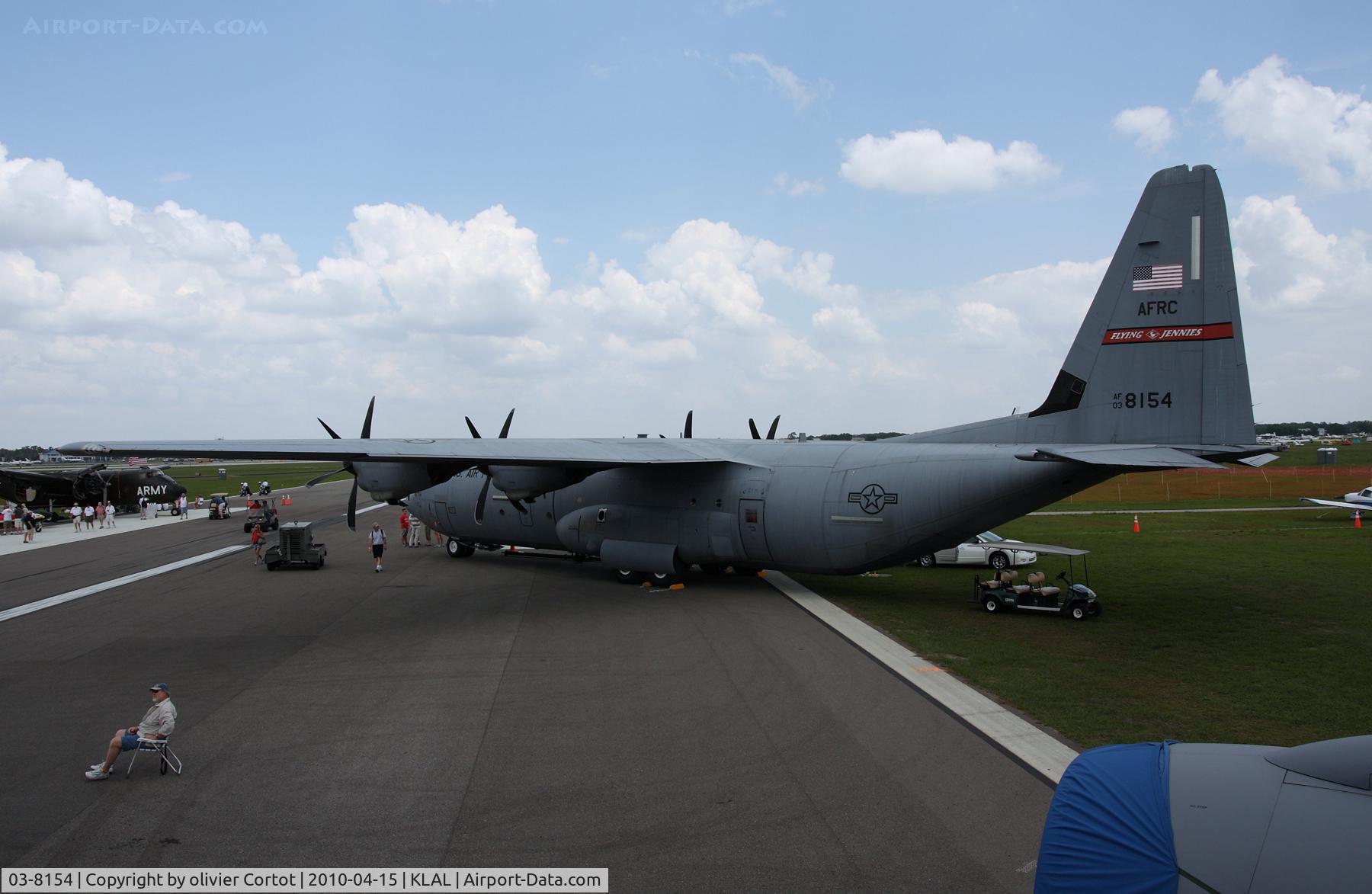 03-8154, 2003 Lockheed Martin C-130J-30 Super Hercules C/N 382-5557, Sun n Fun 2010