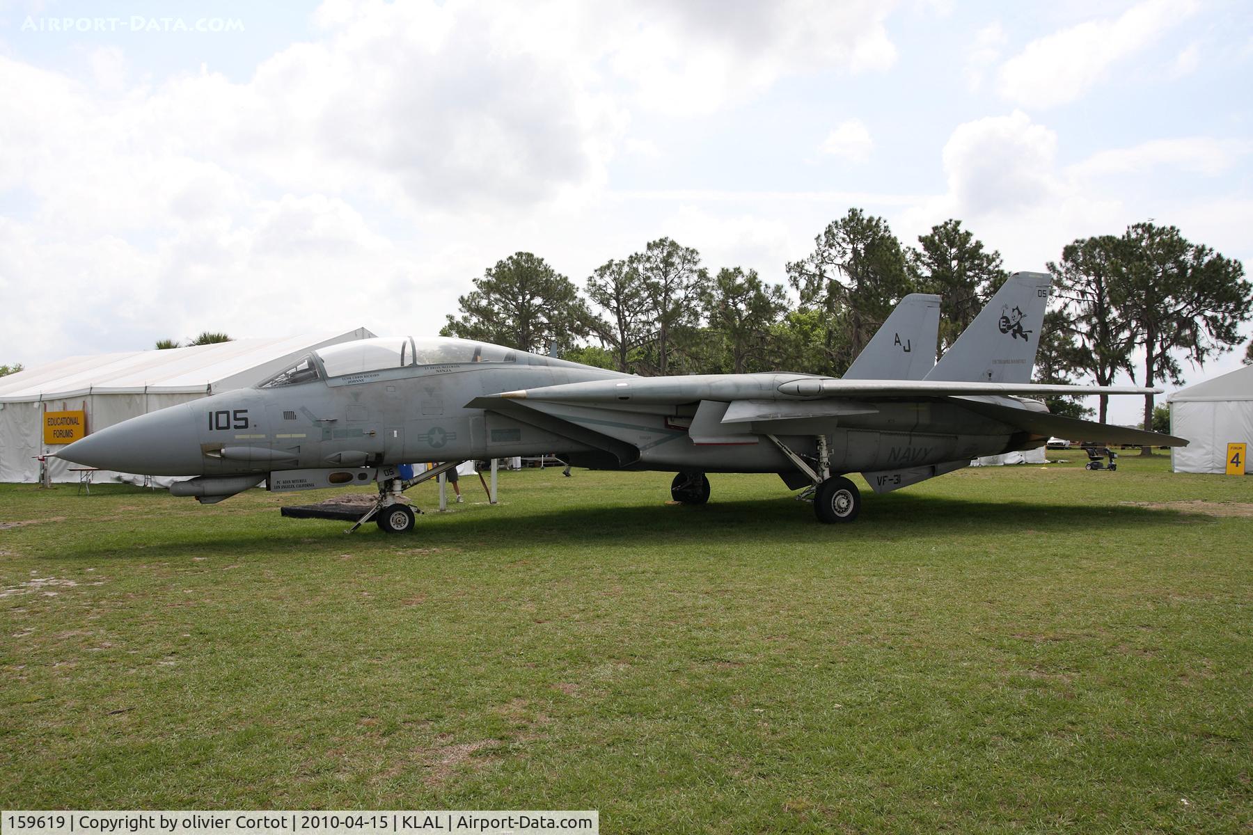 159619, Grumman F-14A Tomcat C/N 166, Now part of a musueum