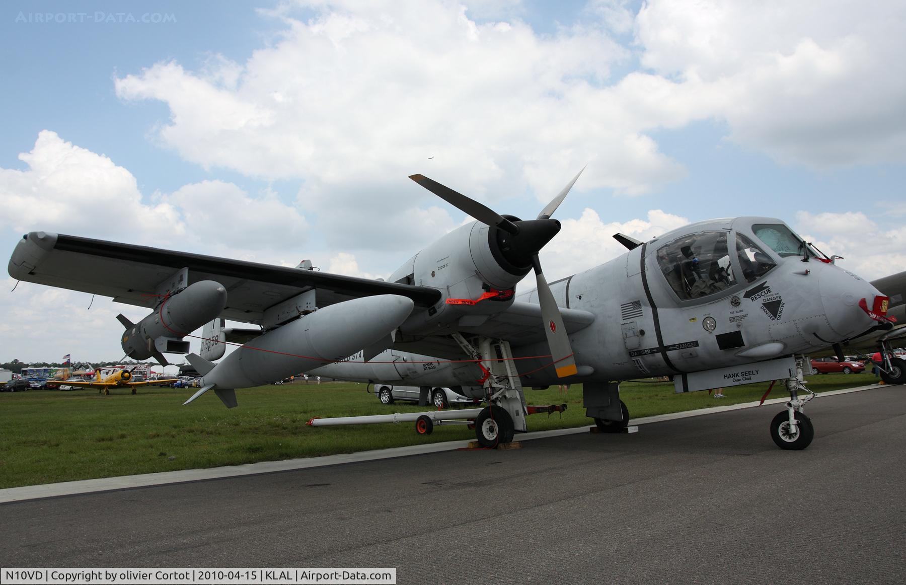 N10VD, 1968 Grumman OV-1D Mohawk C/N 162C, Sun n Fun 2010