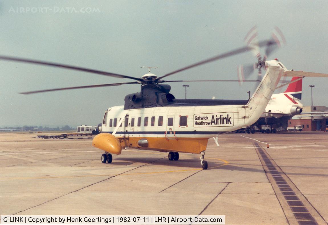 G-LINK, 1978 Sikorsky S-61N C/N 61806, BCAL Airlink , 1982