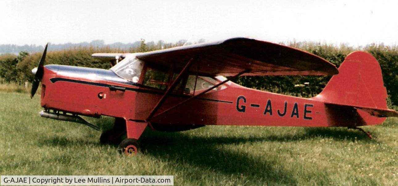 G-AJAE, 1946 Auster J-1N Alpha C/N 2237, Seen here at it's then home base at Kibworth, Leics.