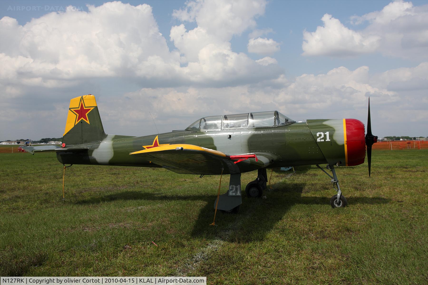 N127RK, 1981 Nanchang CJ-6A C/N 5132003, Sun n Fun 2010