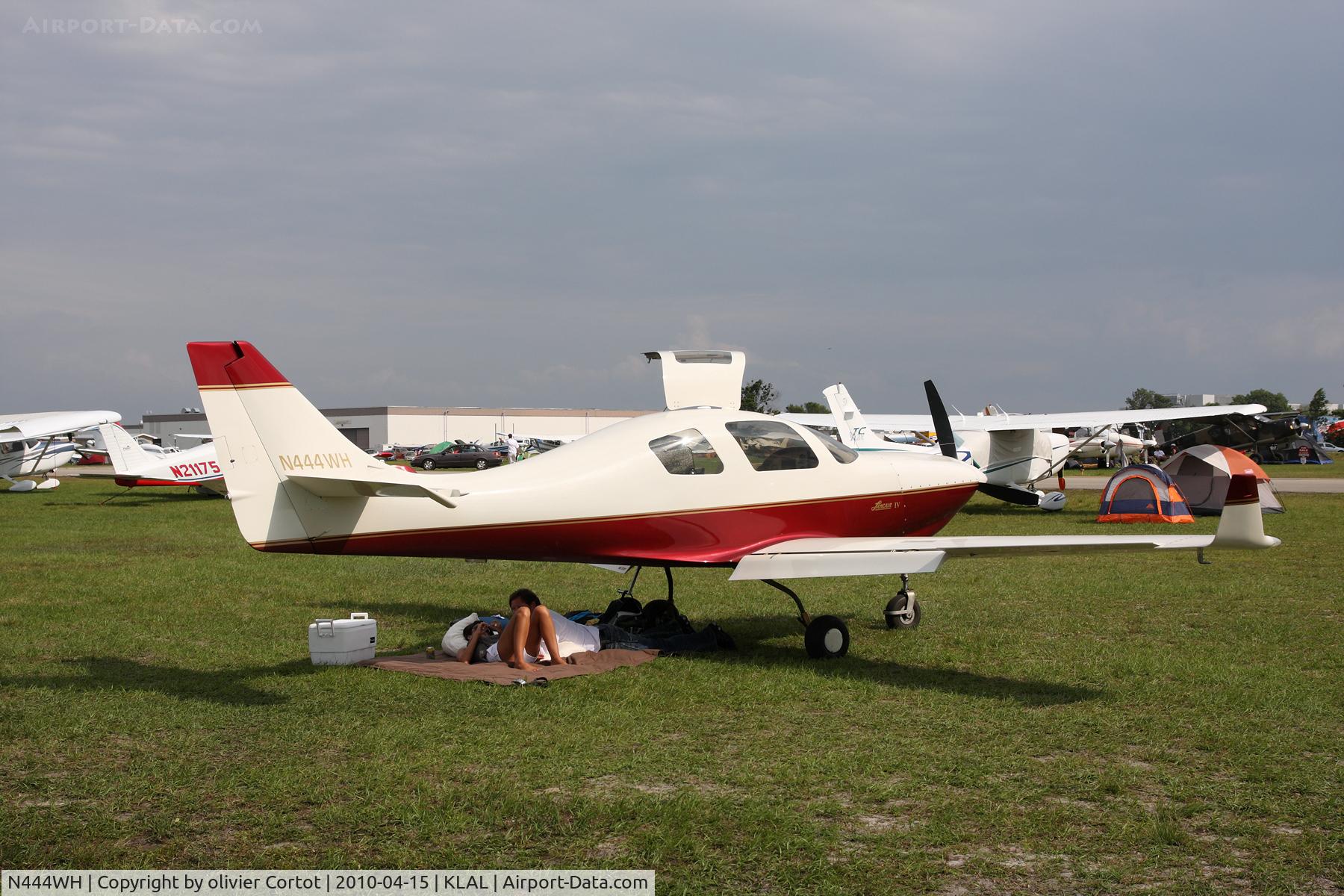 N444WH, 1995 Lancair IV C/N 100, Sun n Fun (as you can see !) 2010