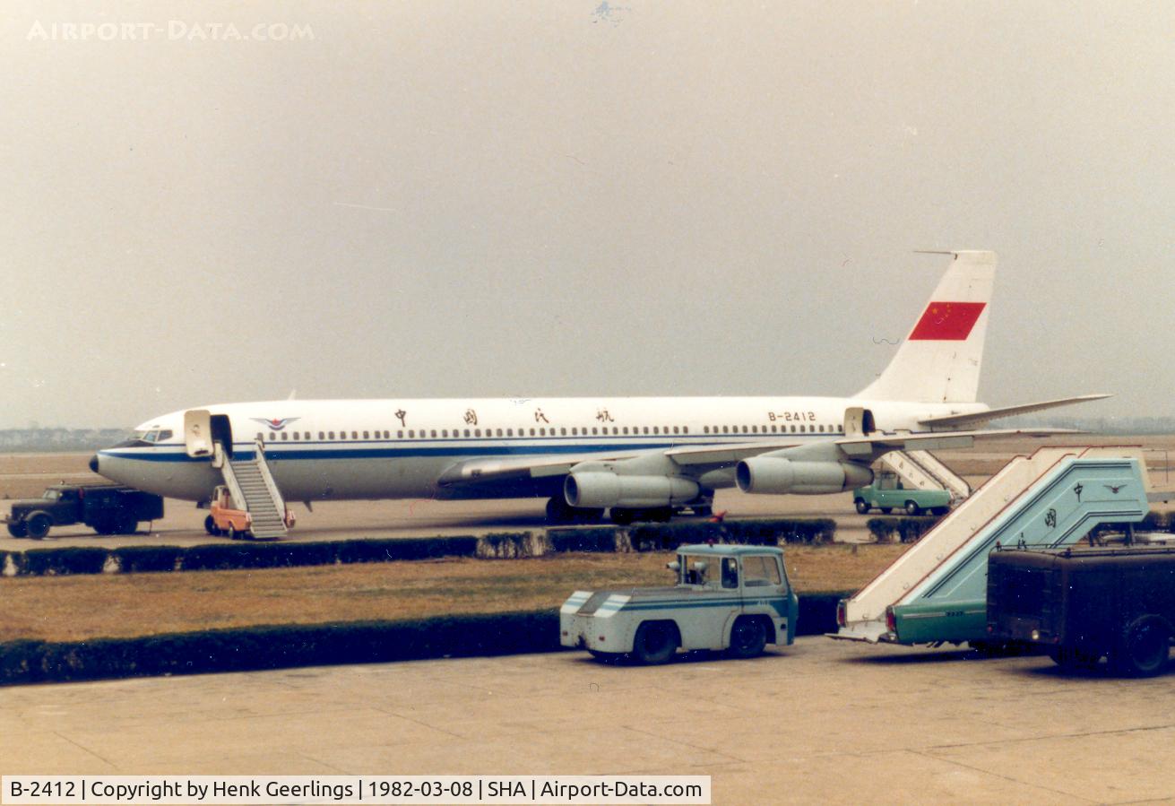 B-2412, 1973 Boeing 707-3J6B C/N 20719, CAAC