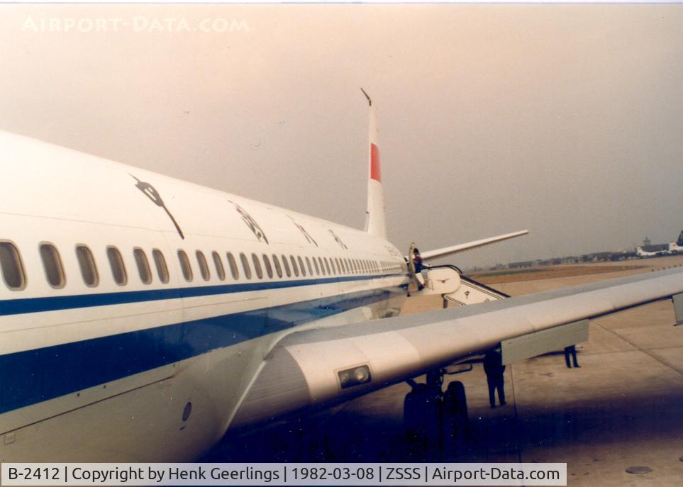 B-2412, 1973 Boeing 707-3J6B C/N 20719, CAAC , Flt to PEK