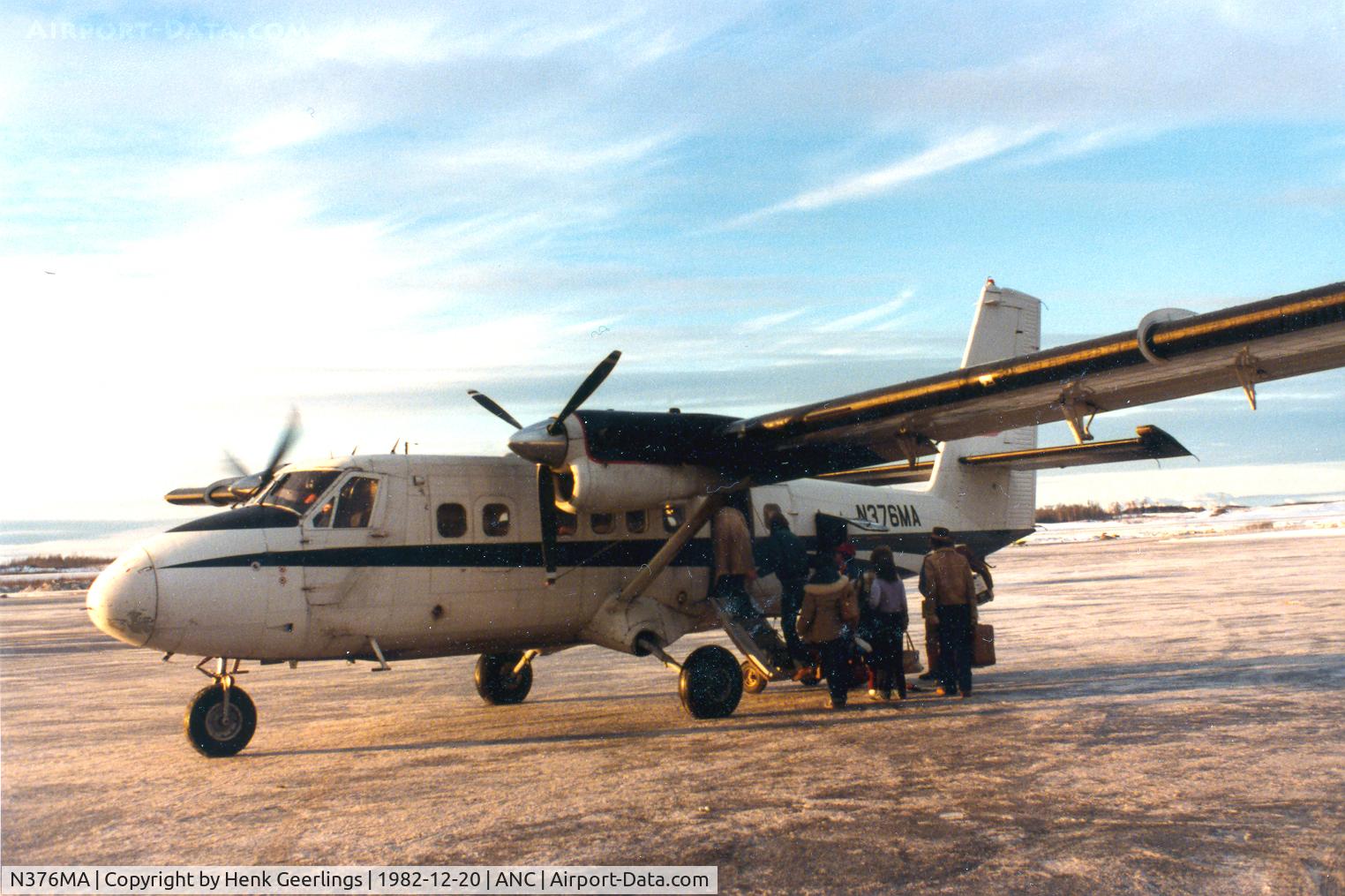 N376MA, 1967 De Havilland Canada DHC-6-100 Twin Otter C/N 81, Alaska Aeronautical - AA