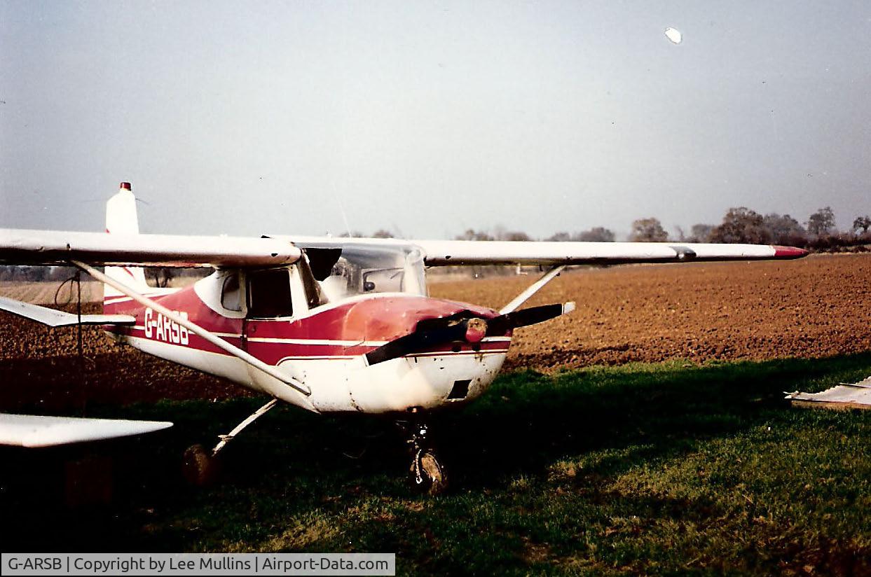 G-ARSB, 1961 Cessna 150A C/N 15059337, After accident damage.