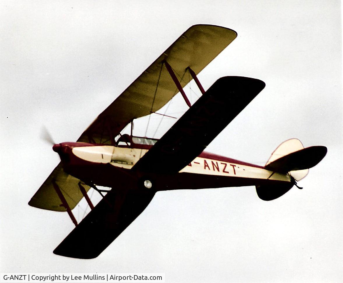 G-ANZT, 1957 Thruxton Jackaroo C/N 84176, G-ANZT in flight at Little Gransden.