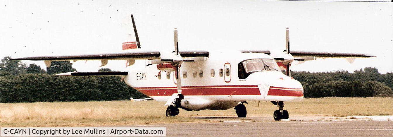 G-CAYN, 1987 Dornier 228-200 C/N 8108, G-CAYN seen at Fairoaks.