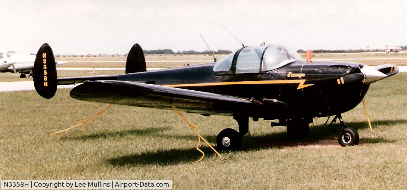 N3358H, 1946 Erco 415CD Ercoupe C/N 3983, At Tamiami circa 1990