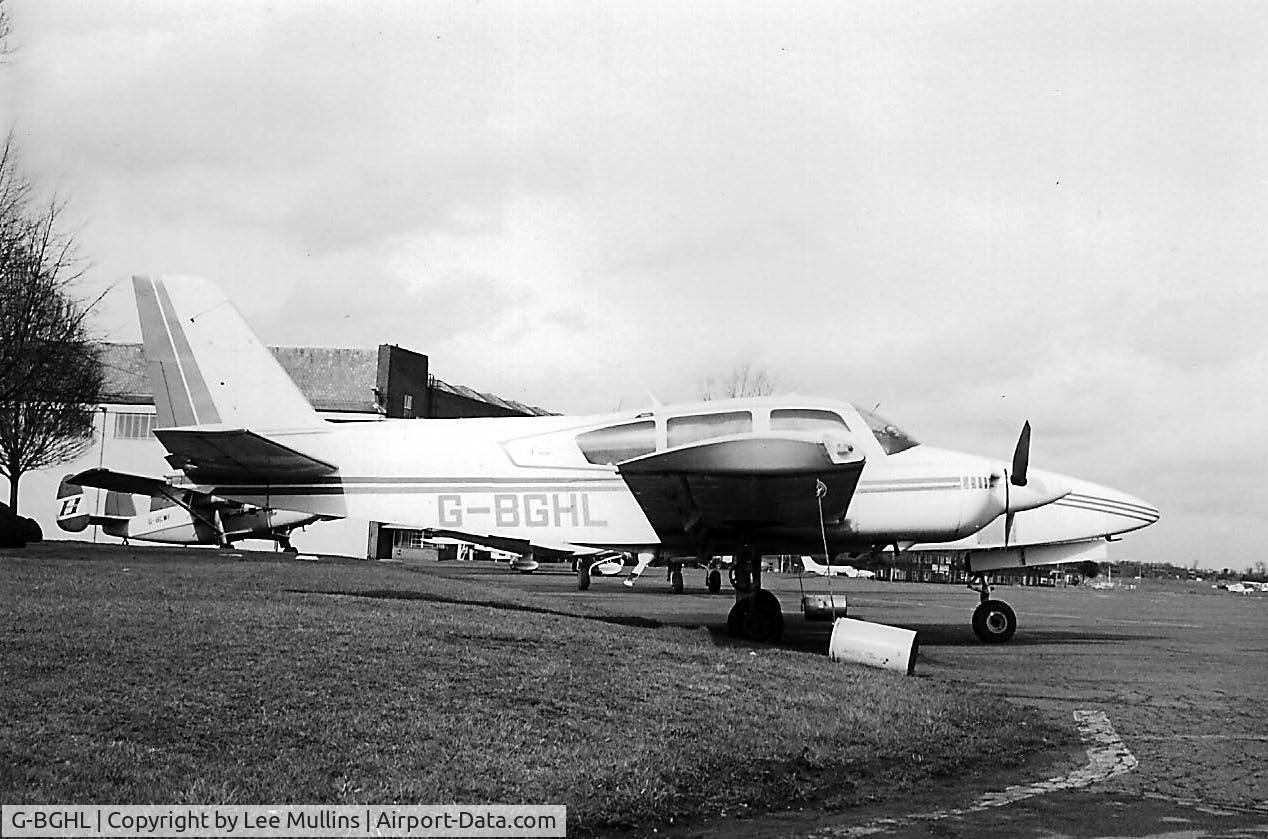 G-BGHL, 1978 Gulfstream American GA-7 Cougar C/N GA7-0077, Seen and based at Cranfield.