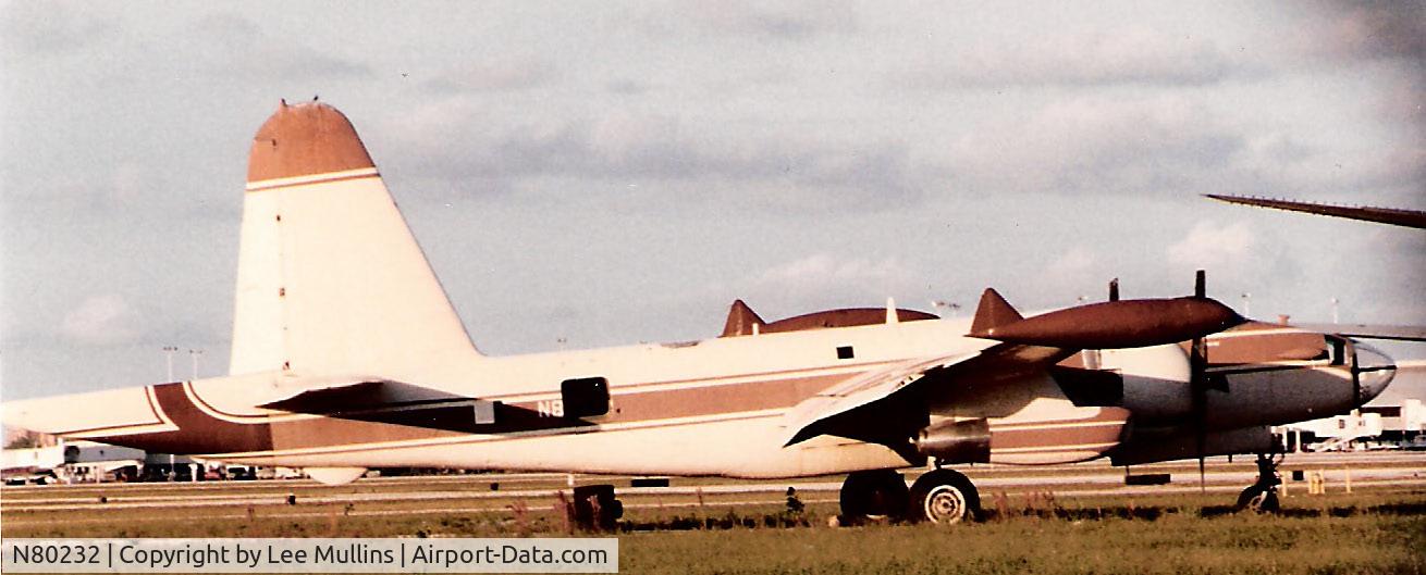 N80232, 1991 Lockheed SP-2H (P2V-7S) Neptune C/N 726-7198, Seen at Fort Lauderdale circa 1989.