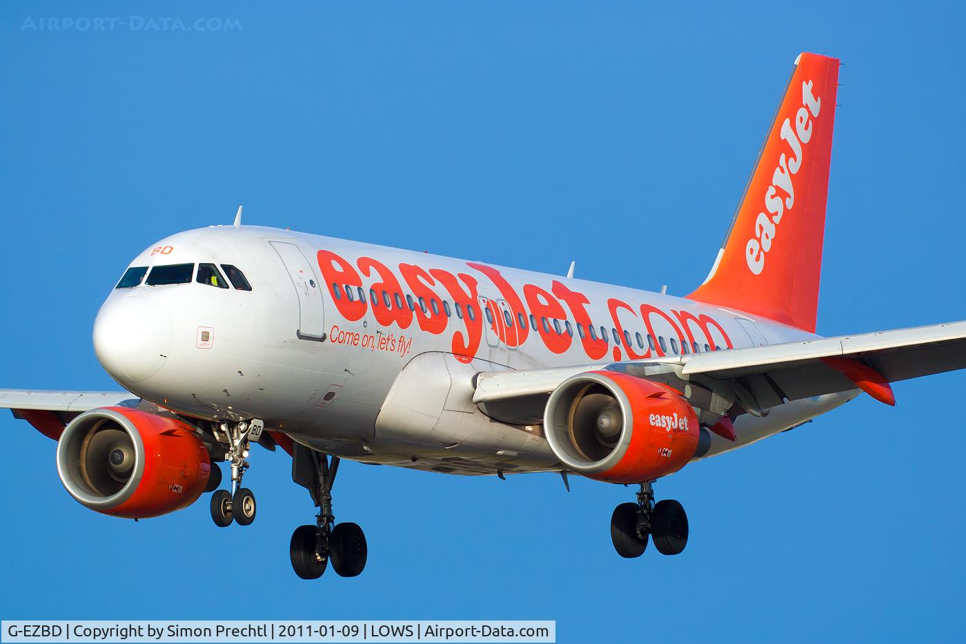 G-EZBD, 2006 Airbus A319-111 C/N 2873, G-EZBD @ Salzburg Airport