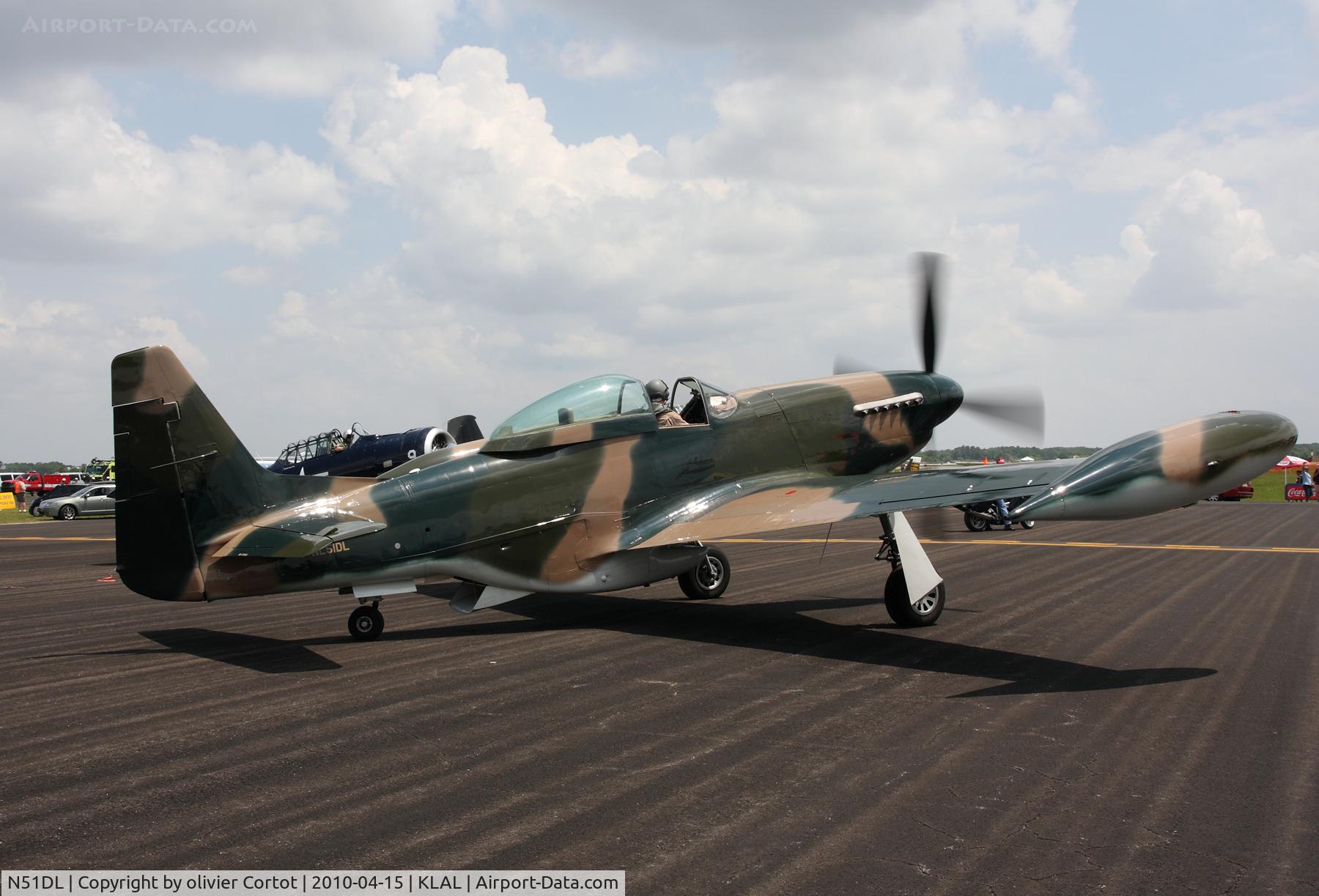 N51DL, 1944 North American P-51D Mustang C/N 26890, Sun n Fun 2010